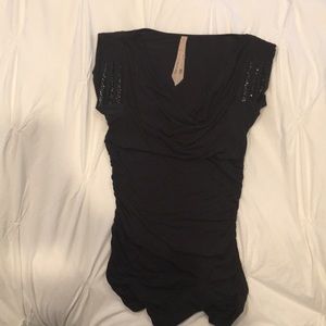 Charcoal gray bAiley 44 tunic Good used condition